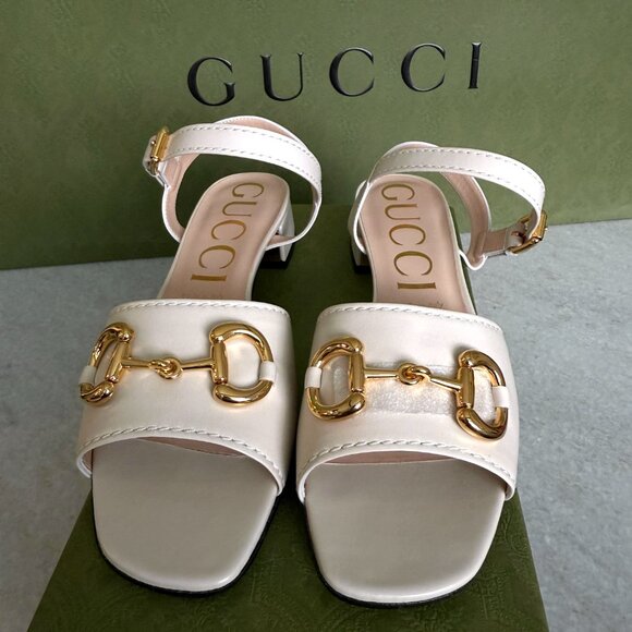 Gucci 655413 Women's Matelasse Charlotte GG Horsebit heels shoes, size 36, 40+ - Picture 4 of 12